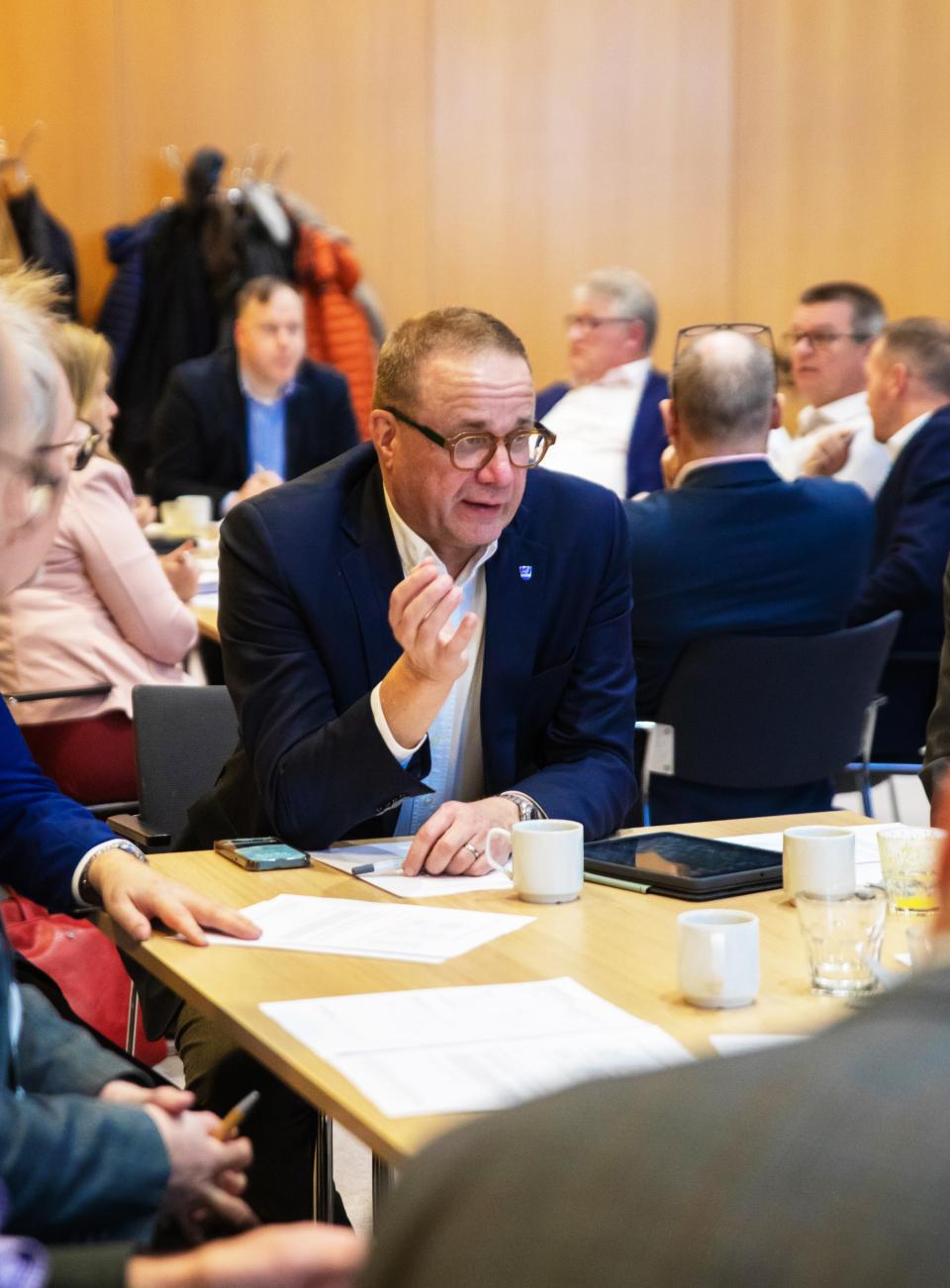Kaupunginjohtaja Pekka Timonen osallistui Tulevaisuuspajaan.