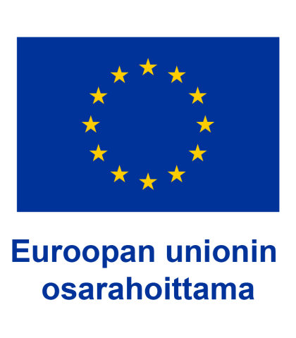 Euroopan unionin osarahoittama -logo.